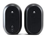 JBL Professional 1 Series, 104 Compact Powered Desktop Reference Monitors (Sold as Pair), Black (JBL104)