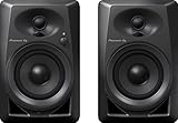 Pioneer DJ DM-40 - 21W 4' Two-Way Active Monitor - Black (Pair)